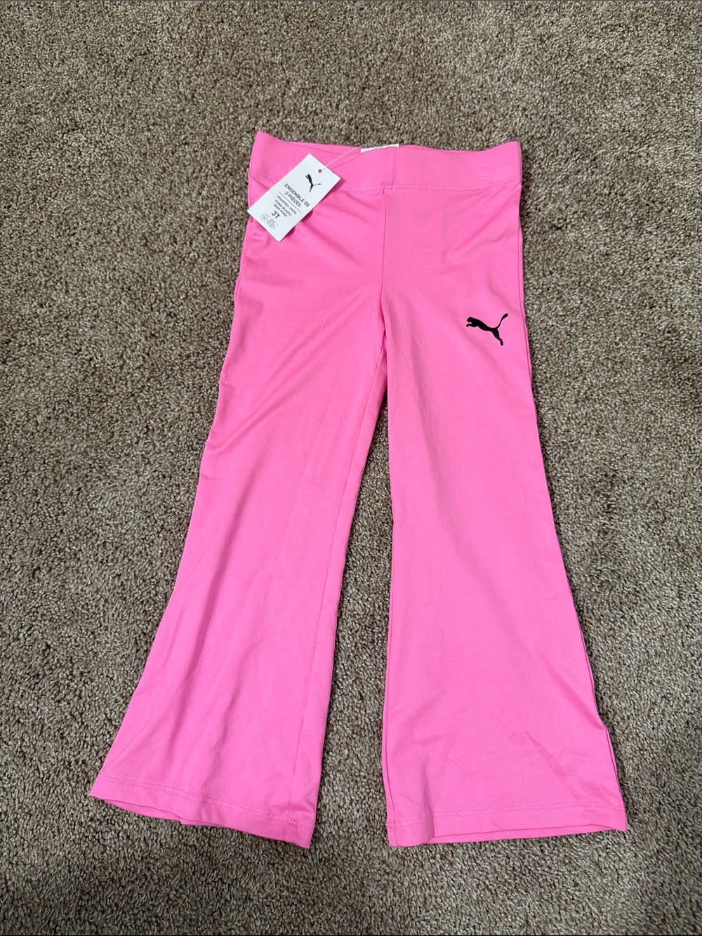 Puma Hot Pink Flared Girls pants